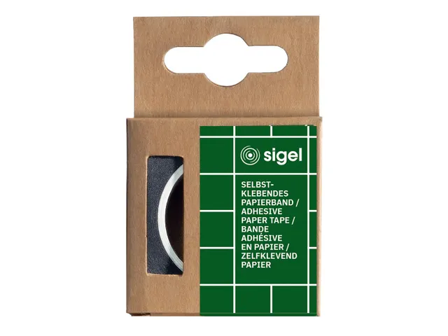 Masking-tape Sigel zwart rol 10mm 16meter
