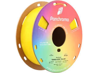 PLA Translucent 1,75mm Geel 1kg Panchroma 3D Filament - 1