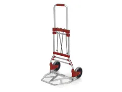 aluminium steekwagen,draagverm. 100kg,steekplaat BxD 483x343mm