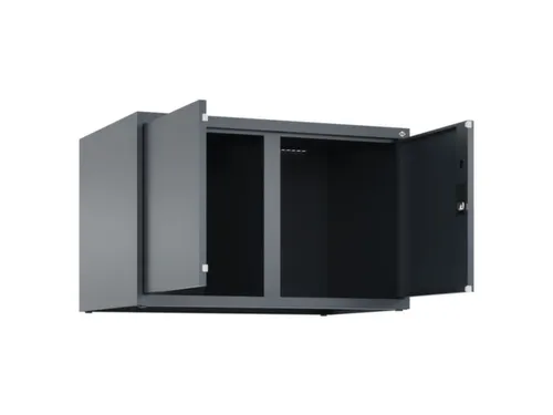 opzetkast,v. locker,2vak.,vak B 400mm,HxBxD 500x800x500mm,vleugeldeur