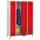 locker,HxBxD 1850x1200x500mm,4vak,vak B 300mm,RAL7035,front RAL6011