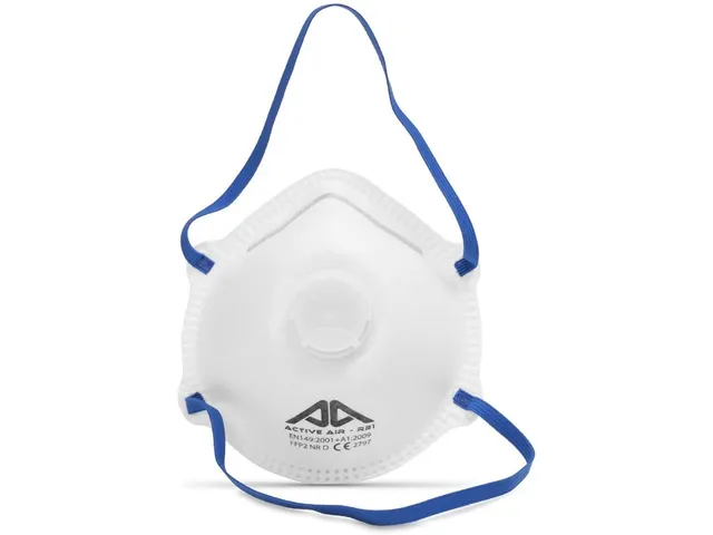 Active Gear FFP2 NR D Stofmasker met Ventiel Doos met 10 Stuks