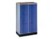 armoire multicases,corps RAL7021,face avant RAL5010