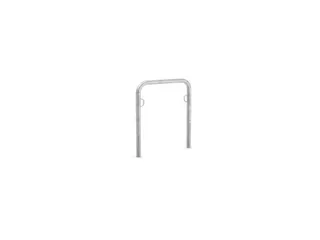 fietsbeugel,L 750mm,staal,ronde buis,m. stalen ogen,v. inbetonneren - 1
