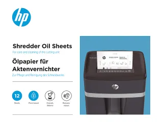 Hp Papiervernietiger olievellen A5 12 vel - 1