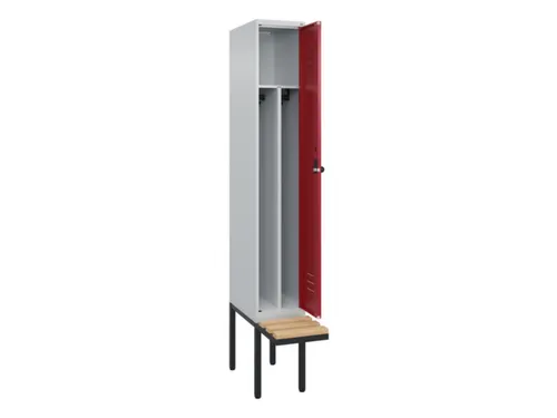locker voor scheiding van kleding,HxBxD 2120x300x815mm,1vak