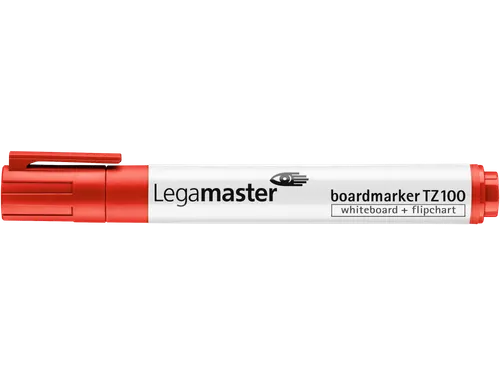 Viltstift Legamaster TZ 100 whiteboard rond 1.5-3mm rood