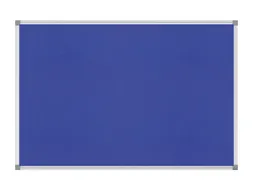 Prikbord MAULstandaard 90x120cm Textiel Blauw