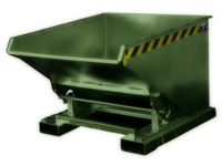 Kiepbak Hxbxd 835x1570x1260mm 0.90m³ Afrolmechaniek Gelakt Ral6011