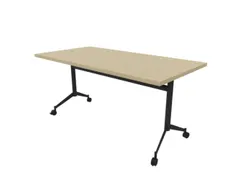 klaptafel,HxBxD 750x1600x800mm,hoekig,T-voet donkergrijs,ovale buis