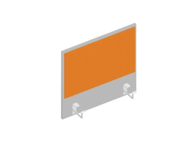 baliepaneel,v. bureau,aanbouw links,B 600mm,MP-lichtgrijs,BN3005-geel