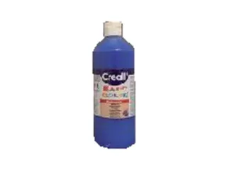 Plakkaatverf Creall basic donkerblauw 500ml - 1