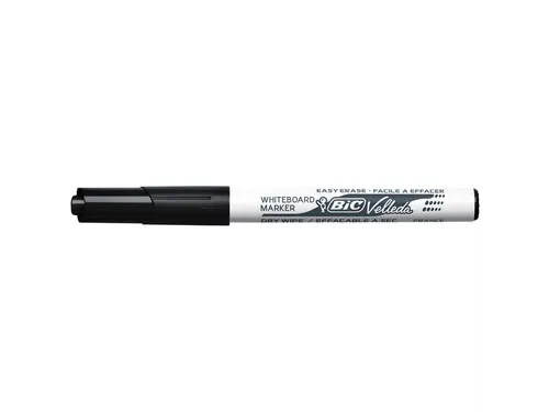 Viltstift Bic Velleda 1741 whiteboard rond medium zwart