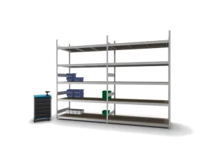 breedvakstelling,grondveld,HxBxD 3000x2070x835mm,vakl. 350kg - 3