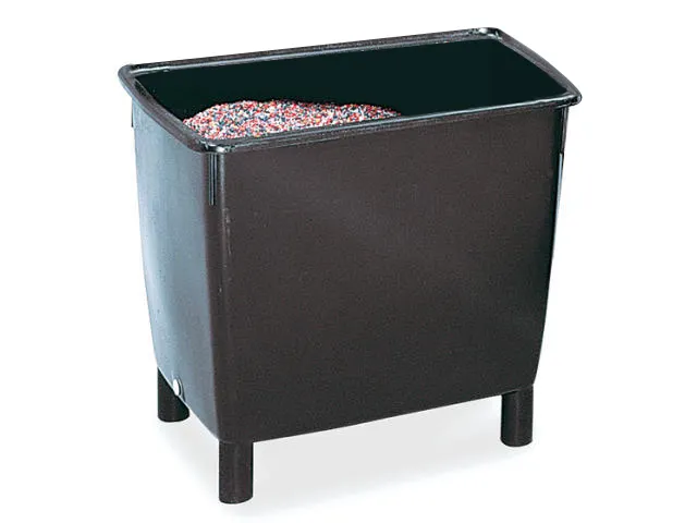 Cuve rectangulaire 400 litres 830x945x725mm sans couvercle gris