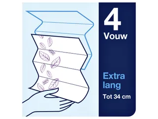 Tork 100297 Xpress Handdoek Premium H2 ZigZag Extra Soft 2-laags - 3