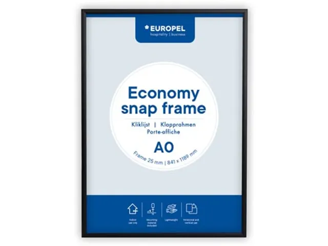 Kliklijst Europel Economy A0 25Mm Zwart