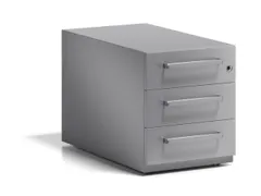 mobiel ladeblok,HxBxD 495x420x775mm,3lade(n),m. beugelgreep,cil.-slot