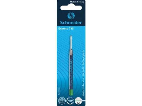 Balpenvulling Schneider Express 735 M op blister groen