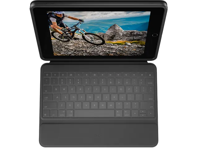 Logitech Rugged Folio Grafiet Toetsenbord QWERTY Brits Engels