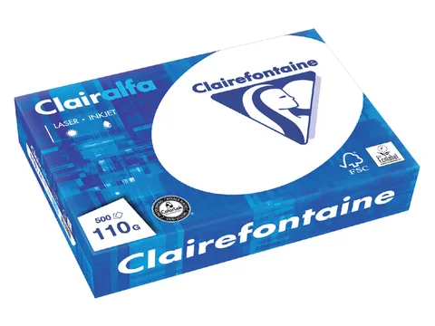 Kopieerpapier Clairefontaine Clairalfa A4 110 Gram 500vel