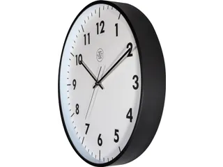 wandklok NXT STIL UURWERK 40cm kunststof wit zwarte cijfers - 4