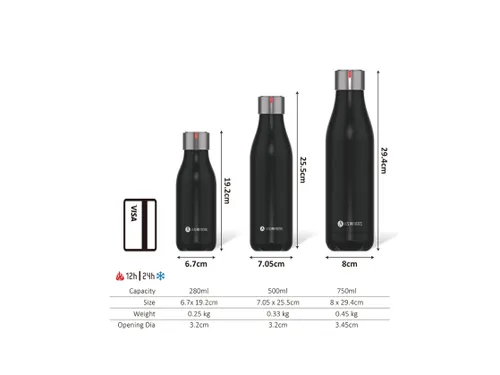 Thermosfles Les Artistes Paris 500ml Red