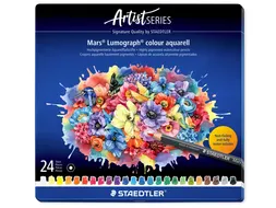 Aquarelpotlood Staedtler Mars Lumograph 24 kleuren