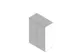 Kantoorkast Romp Wit Front Grijs bxdxh 900x450x1232mm