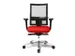 Bureaustoel Sitness 60 Netrug Zwart Rood