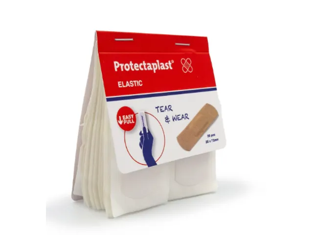 Tear & Wear Elastic Easy-Pull Pleisters 25x72mm 5 x 36 stuks