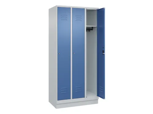 locker,HxBxD 1950x900x500mm,3vak,vak B 300mm,cil.-slot,sokkel