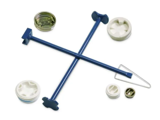 vatensleutel,L 255mm,staal gelakt,v. vatafsluitingen