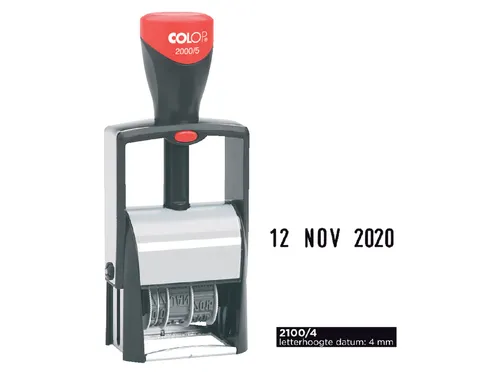 Datumstempel Colop Heavy Duty 2100/4 Classic Line Nederlands