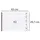 Bedrukte Tabbladen Karton Geplastificeerde Tabs 10 Tabs 1-10 A3 Wit