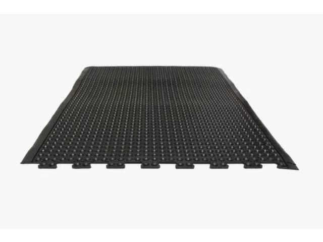 werkplek-vloerbedekking,kliksysteem,HxLxB 13x1200x900mm,rubber,genopt