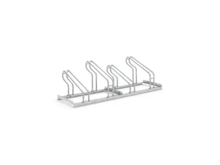 Fiets-beugelrek L 1400mm 4plaatsen Enkelzijdig Schroefbaar - 2