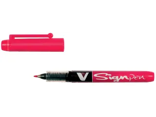 Fineliner Pilot V-Sign Pen Medium Punt Rood - 1
