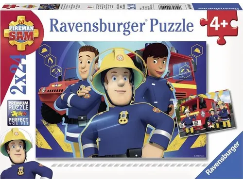 Puzzel Sam helpt je uit de brand 24 stukjes