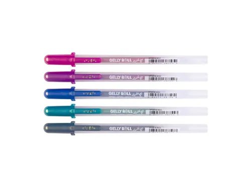 Gelschrijver Sakura Gelly Roll 0.7mm Gold Shadow 5 stuks