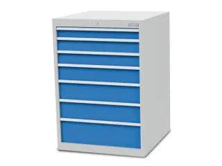 ladekast,HxBxD 1019x705x736mm,7lade(n),volledig uittrekbaar - 1
