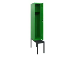 locker met bank,HxBxD 1950x300x815mm,1vak,vak B 300mm,cilinderslot