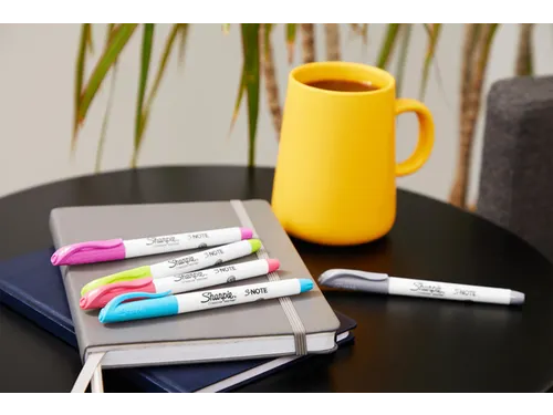 Markeerstift Sharpie S-note Beitel blister à 12 kleuren Assorti