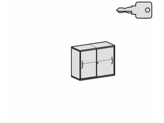 Schuifdeurkast 770x1000x430mm Romp Beuken Decor Front Esdoorn - 12