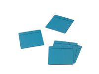 Magnetische Taakkaarten 75x75mm Blauw 5 stuks