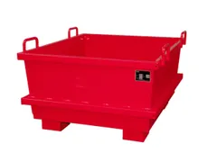 Universele Stortgoedbak Rood Heftruck En Kraantraverse 680x1040x1200mm