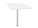 angle de liaison,90 °,HxlxP 720-840x800x800mm,rond,Bl-blanc