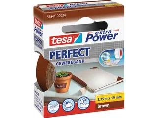 Textieltape 19 mmx2.75 m Bruin - 1