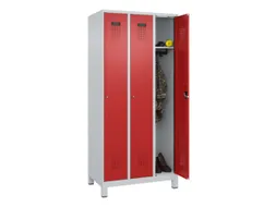 locker,HxBxD 1950x900x500mm,3vak,vak B 300mm,cil.-slot,voeten