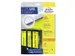 Etiquette dorsale Avery Large 61x192mm adhésive jaune L4769-20